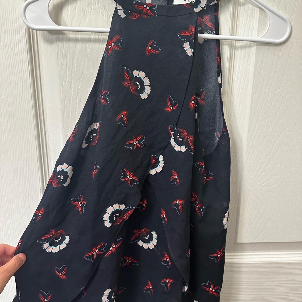 A.L.C. 100% silk halter blouse